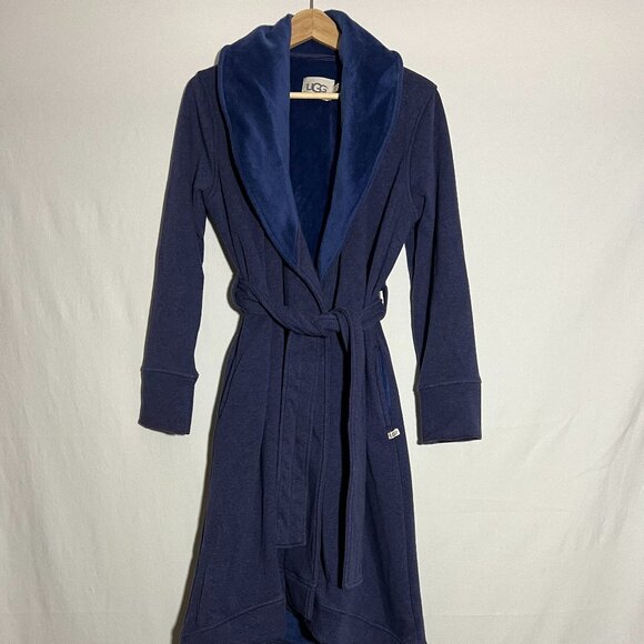 UGG Duffield Robe - Plush Blue - Size M - Picture 1 of 4